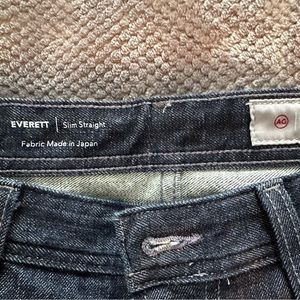 Mens AG Everett slim straight jeans